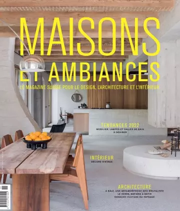 Maisons et Ambiances N°6 – Mars-Avril 2022  [Magazines]