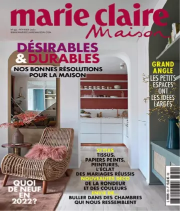 Marie Claire Maison N°531 – Février 2022 [Magazines]