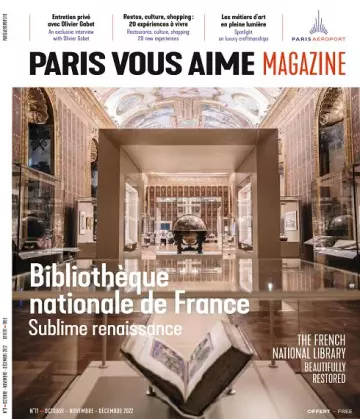 Paris Vous Aime Magazine N°11 – Octobre-Décembre 2022 [Magazines]