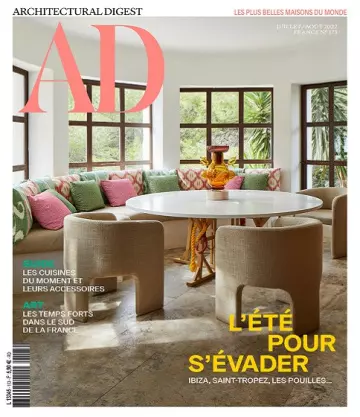 AD Architectural Digest N°173 – Juillet-Août 2022  [Magazines]
