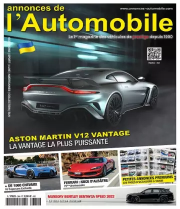 Annonces Automobile N°344 – Avril 2022 [Magazines]