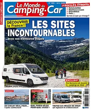 Le Monde du Camping-Car N°322 – Juin 2020 [Magazines]