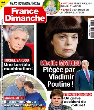 France Dimanche N°3946 Du 15 au 21 Avril 2022  [Magazines]
