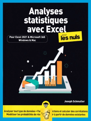 Analyse statistiques avec EXCEL 2021 et Microsoft 365 [Livres]