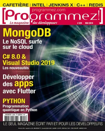 Programmez N°229 – Mai 2019 [Magazines]
