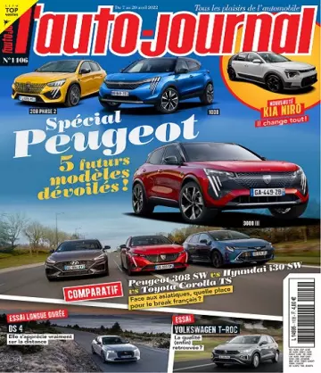 L’Auto-Journal N°1106 Du 7 au 20 Avril 2022  [Magazines]