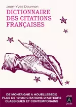 Dictionnaire des citations françaises [Livres]