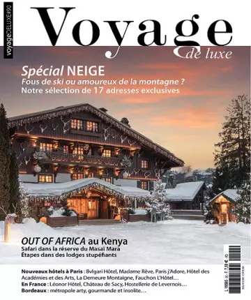 Voyage De Luxe N°90 – Janvier-Mars 2022  [Magazines]