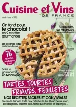 Cuisine et Vins de France – Avril-Mai 2017 [Magazines]