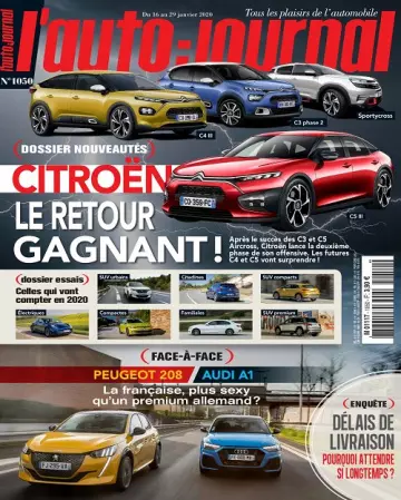 L’Auto-Journal N°1050 Du 16 au 29 Janvier 2020 [Magazines]