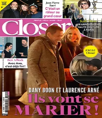 Closer N°815 Du 22 au 28 Janvier 2021  [Magazines]