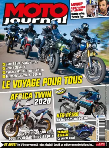 Moto Journal - 25 Septembre 2019  [Magazines]