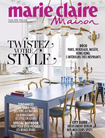 Marie Claire Maison N°508 – Mars-Avril 2019 [Magazines]