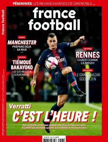 France Football N°3798 Du 5 Mars 2019 [Magazines]