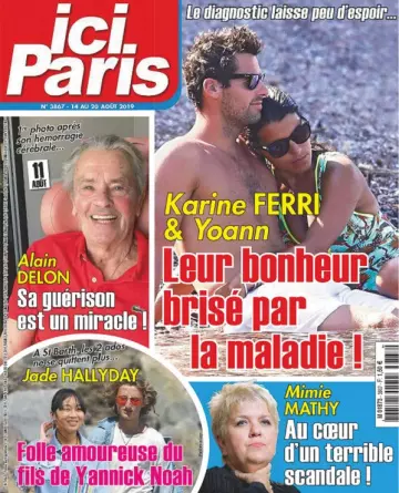 Ici Paris N°3867 Du 14 Août 2019  [Magazines]