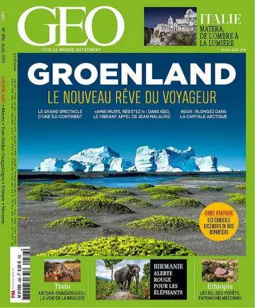 Geo N°486 – Août 2019 [Magazines]