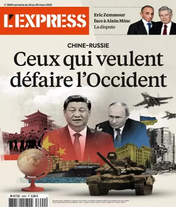 L’Express N°3690 Du 24 au 30 Mars 2022  [Magazines]