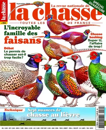 La Revue Nationale De La Chasse N°864 – Septembre 2019 [Magazines]