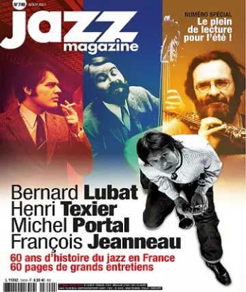 Jazz Magazine N°740 – Août 2021  [Magazines]