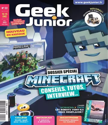 Geek Junior N°22 – Avril 2022 [Magazines]