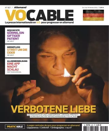 Vocable Allemand N°857 Du 3 Février 2022 [Magazines]