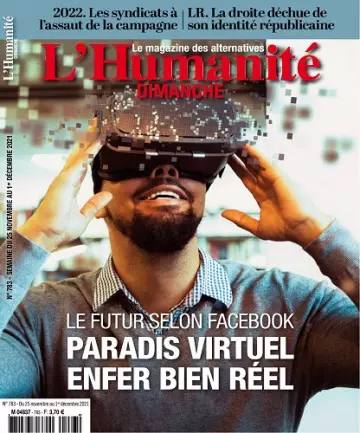 L’Humanité Dimanche N°783 Du 25 Novembre 2021  [Magazines]