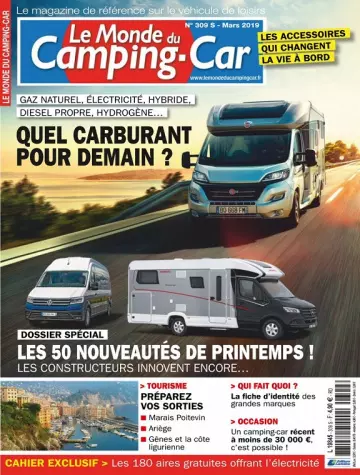 Le Monde Du Camping-Car N°309 – Mars 2019 [Magazines]