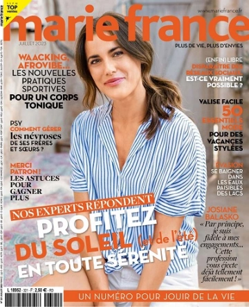 Marie France N°321 – Juillet 2023  [Magazines]