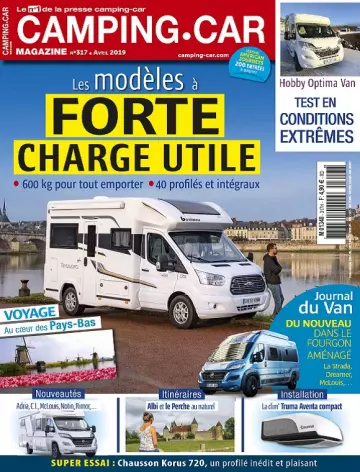 Camping-Car Magazine N°317 – Avril 2019  [Magazines]