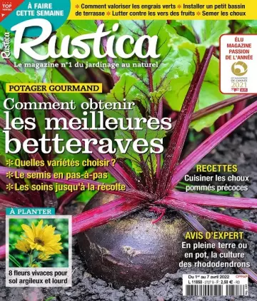 Rustica N°2727 Du 1er au 7 Avril 2022  [Magazines]