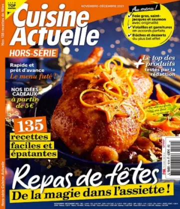 Cuisine Actuelle Hors Série N°161 – Novembre-Décembre 2021  [Magazines]