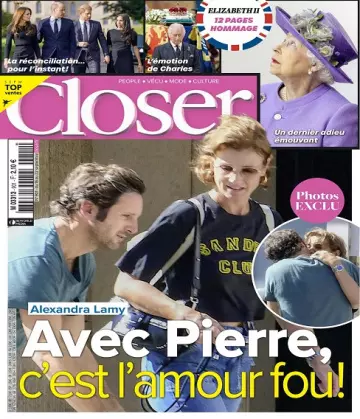 Closer N°901 Du 16 au 22 Septembre 2022  [Magazines]