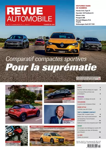 Revue Automobile – 17 octobre 2019  [Magazines]