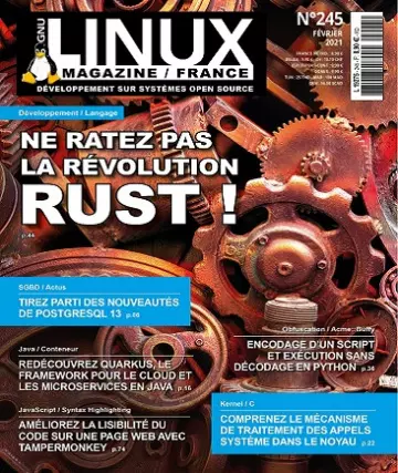 Linux Magazine N°245 – Février 2021  [Magazines]