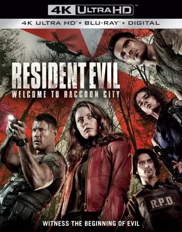 Resident Evil : Bienvenue à Raccoon City [4K LIGHT] - MULTI (TRUEFRENCH)