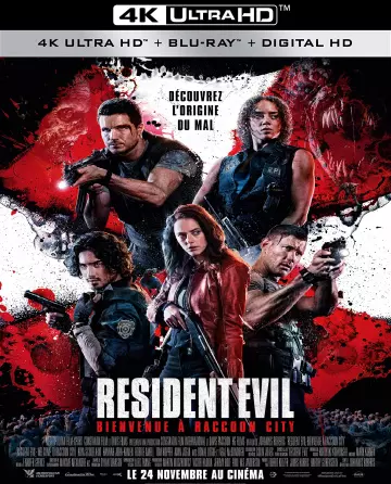 Resident Evil : Bienvenue à Raccoon City [WEB-DL 4K] - MULTI (FRENCH)
