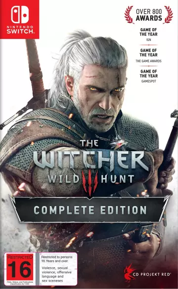 THE WITCHER 3 WILD HUNT COMPLETE EDITION V3.4 [Switch]