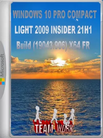 WINDOWS 10 PRO COMPACT LIGHT 2009 INSIDER 21H1 Build (19043.906) X64