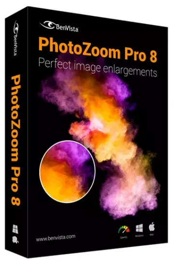 Benvista PhotoZoom Pro v8.1.0 Standalone et Plugins Adobe PS/LR