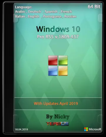 Windows 10 Pro RS5 v.1809.437