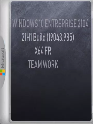 WINDOWS 10 ENTREPRISE 2104 21H1 Build (19043.985) X64