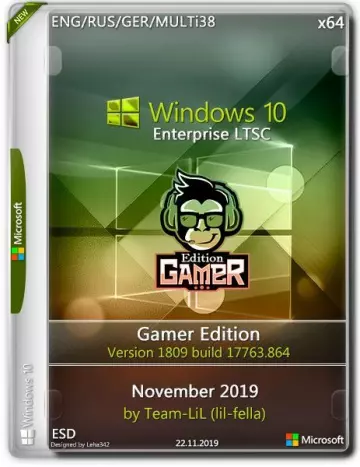Windows 10 Gamer Edition LTSC 2019 Build 2.5 17763.864