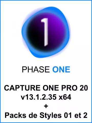 Capture One Pro 20 v13.1.2.35 + Packs de Styles 01 et 02