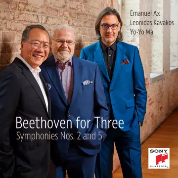 Beethoven for Three - Symphonies Nos. 2 and 5 | Emanuel Ax, Leonidas Kavakos & Yo-Yo Ma  [Albums]